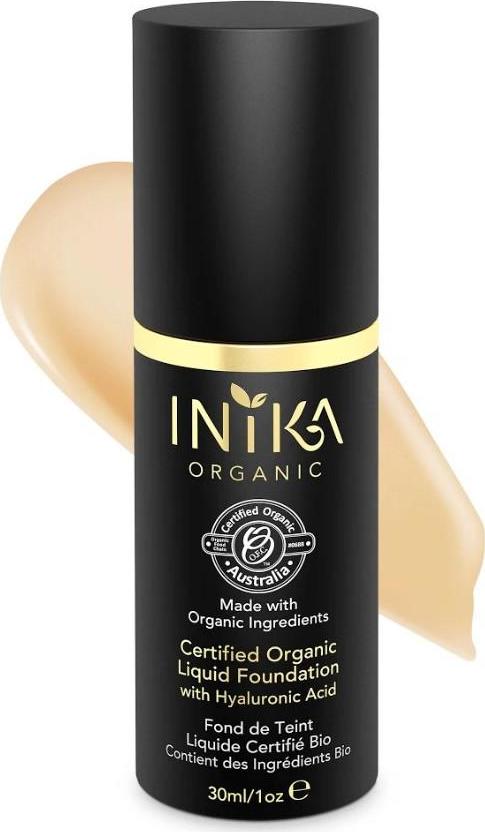 Inika Organic Tekutý make-up s kyselinou hyaluronovou