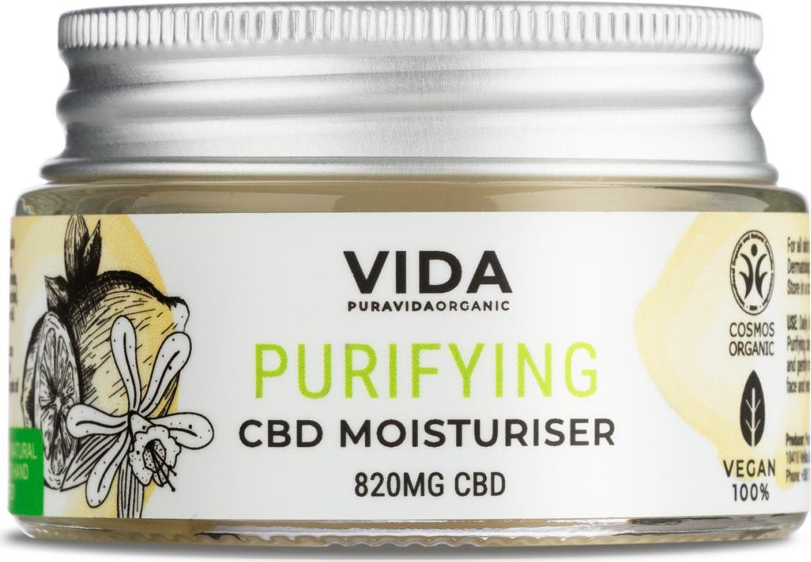 Pura Vida Organic CBD Hydratační krém