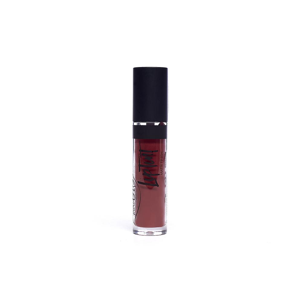 puroBIO cosmetics Lak na rty 06 Burgundy 4 ml