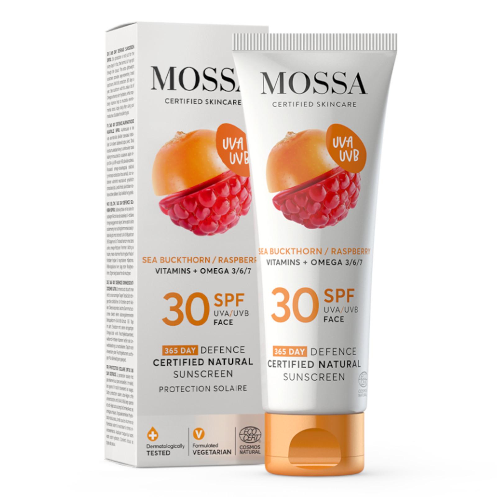 MOSSA Pleťový krém na opalování SPF 30