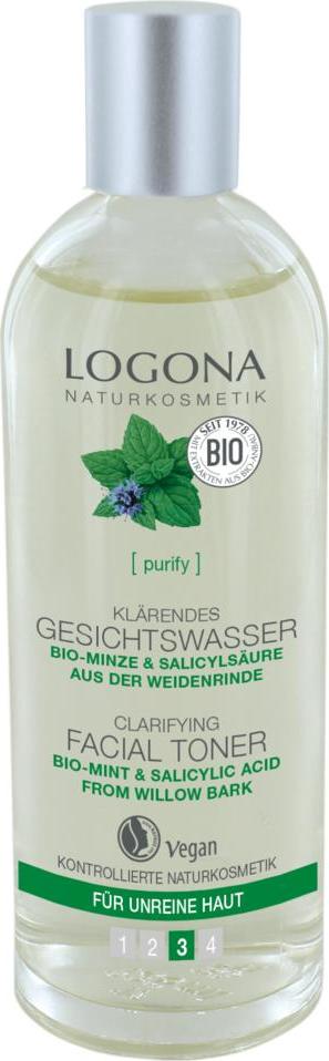 Logona Pleťové tonikum s BIO mátou a kyselinou salicylovou 125 ml