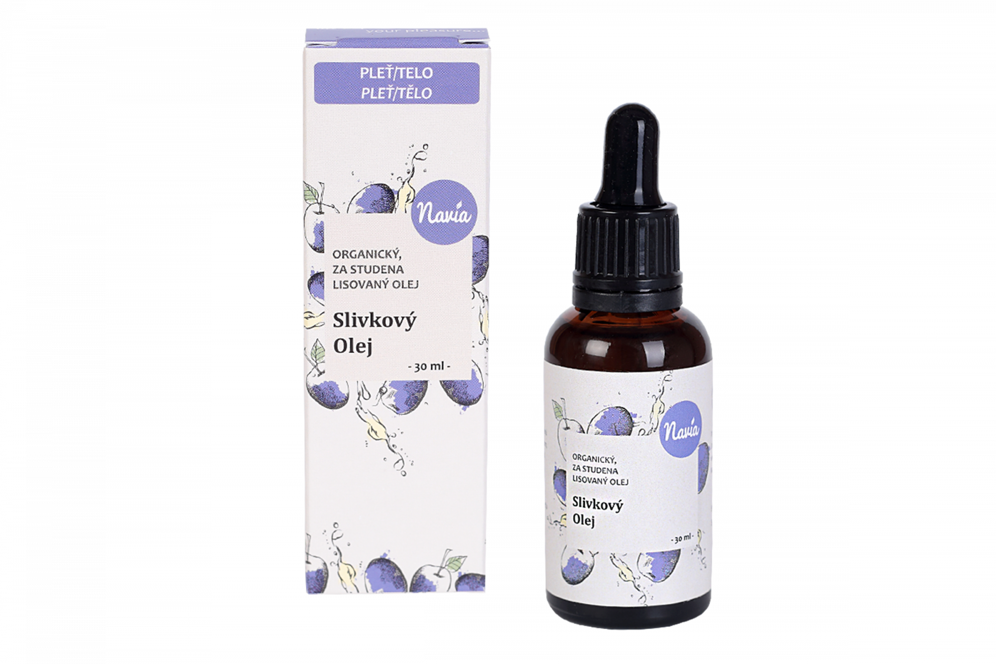 Kvitok Švestkový olej BIO (30 ml) - bohatý na antioxidanty Kvitok