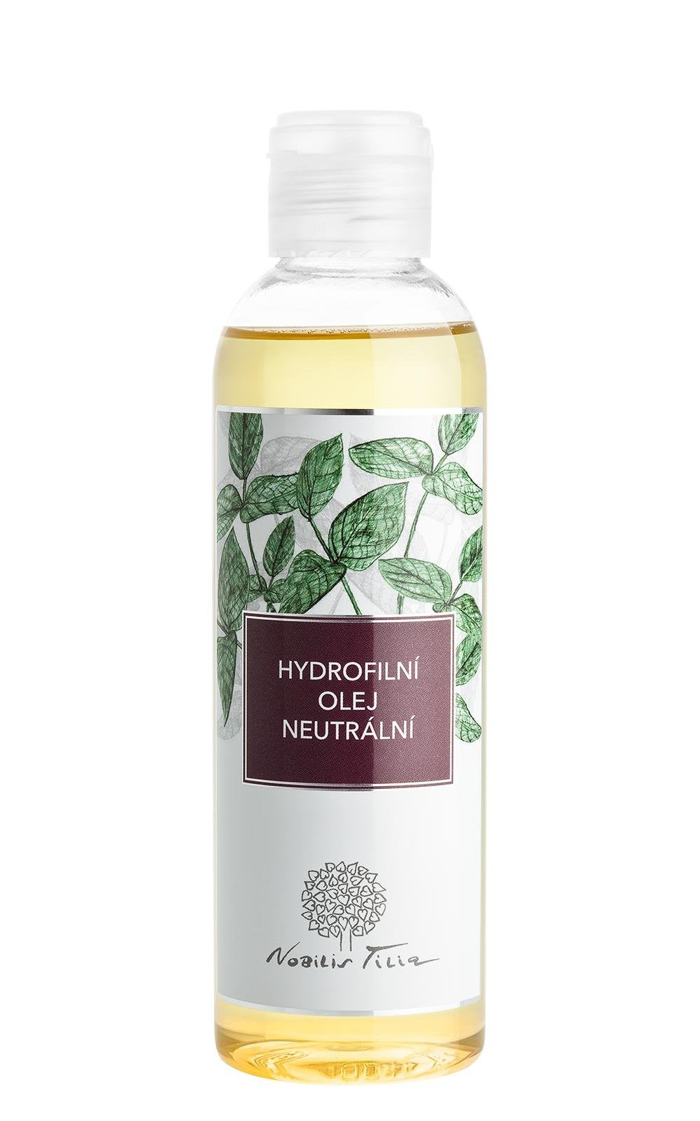 Nobilis Tilia Hydrofilní olej neutrální 200 ml - vhodný k odličování a šetrnému mytí Nobilis Tilia