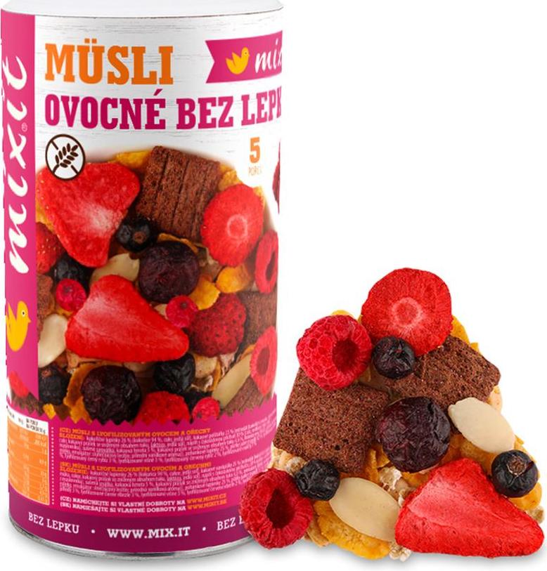 Mixit Ovocné müsli bez lepku 290 g