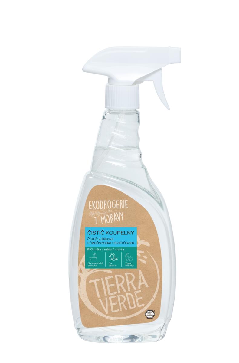 Tierra Verde Čistič koupelny s BIO mátou 750 ml (sprej) - s biologicky odbouratelnými tenzidy Tierra Verde