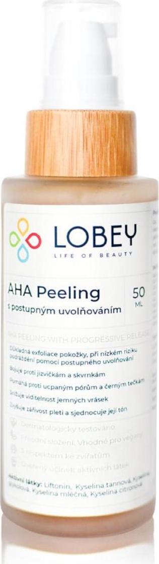 Lobey AHA Peeling s postupným uvolňováním 50 ml