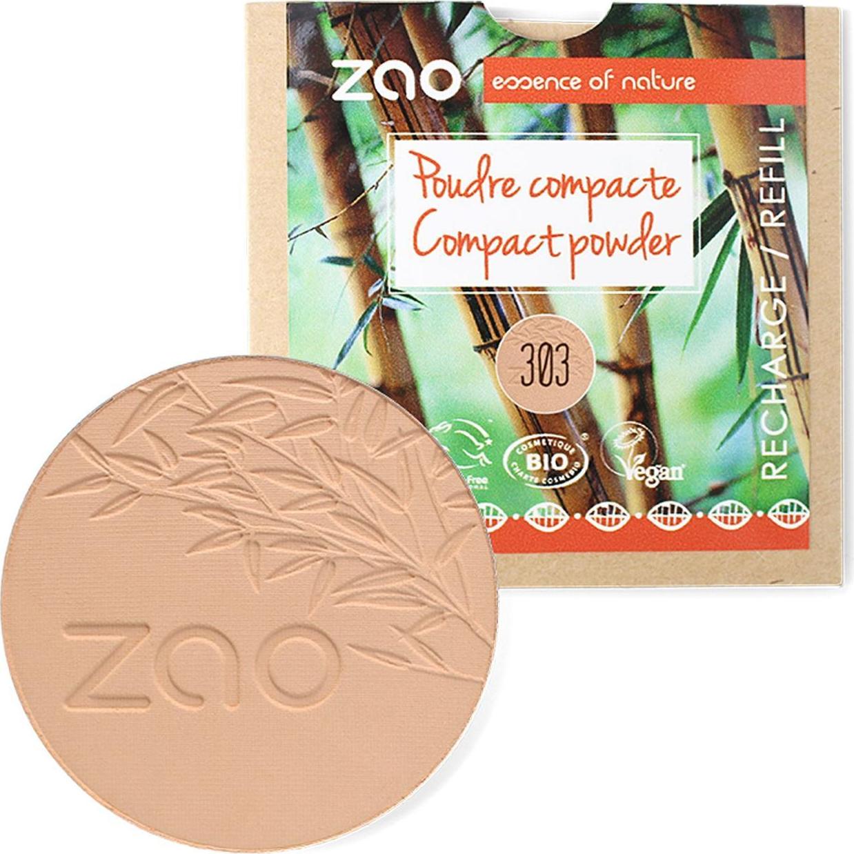 ZAO Kompaktní pudr 303 Brown Beige 9 g náplň