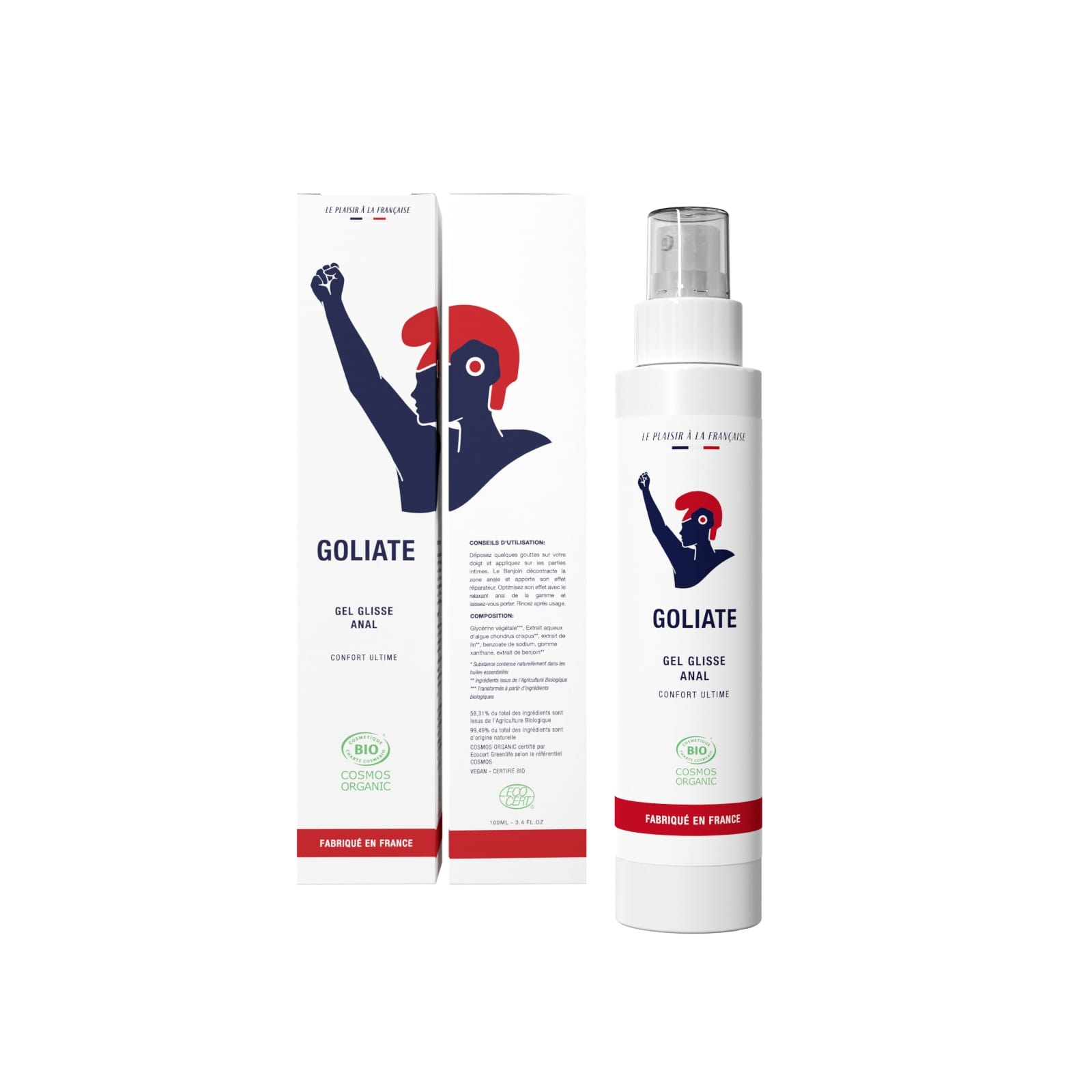 Goliate Anální lubrikační gel BIO (100 ml) - na vodní bázi Goliate