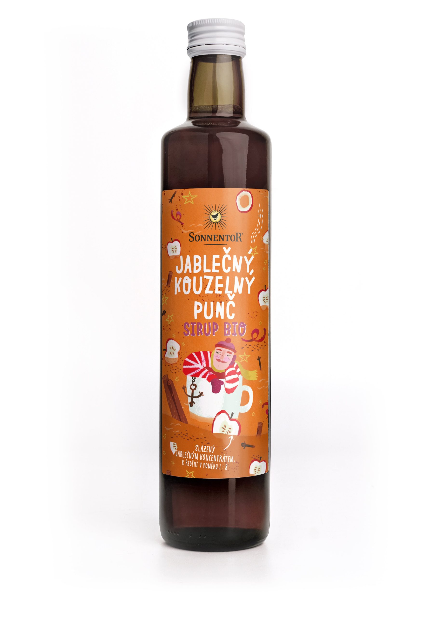 Sonnentor Sirup BIO - Jablečný kouzelný punč (500 ml) - chutná skvěle horký i studený Sonnentor