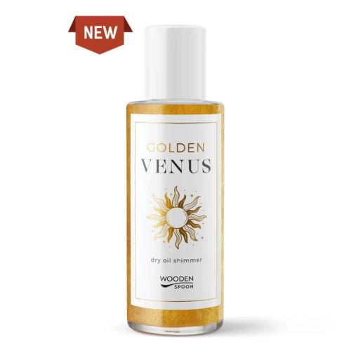 Wooden Spoon Třpytivý suchý olej Golden Venus BIO (100 ml) Wooden Spoon