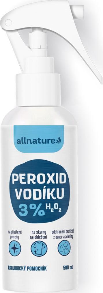 Allnature Peroxid vodíku sprej 3% 500 ml