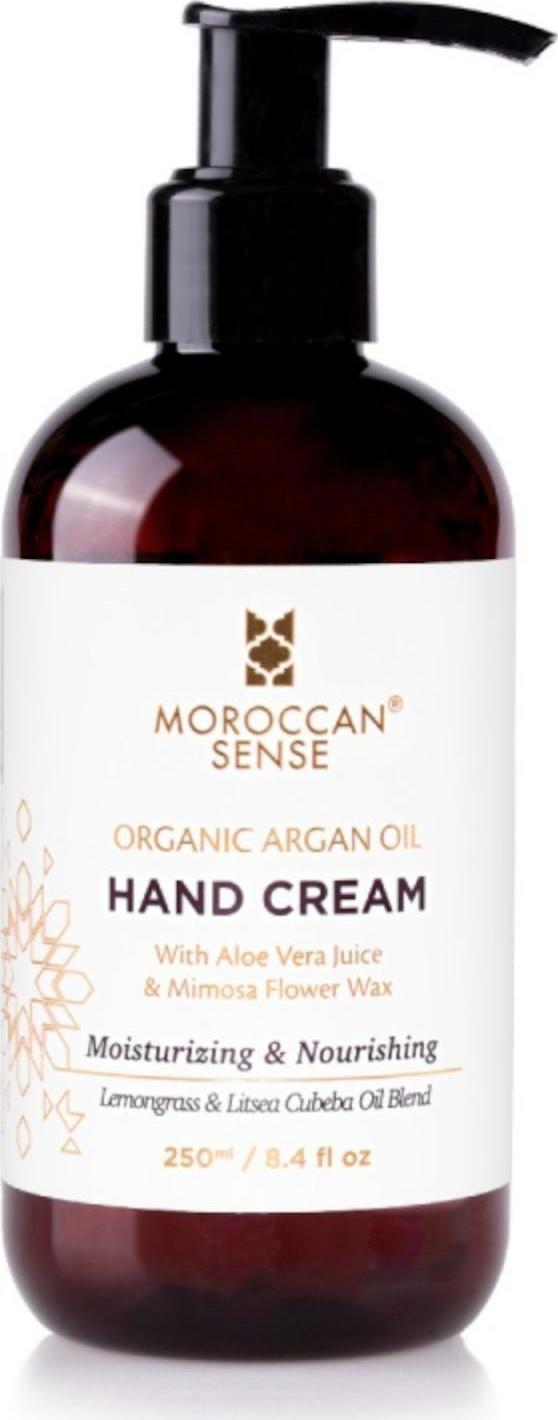 Moroccan Sense CITRONOVÁ TRÁVA & VAVŘÍN KRÉM NA RUCE S ARGANOVÝM OLEJEM TESTER 250 ml