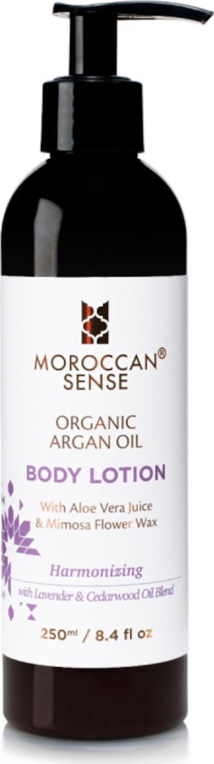 Moroccan Sense LEVANDULE & CEDR TĚLOVÉ MLÉKO S ARGANOVÝM OLEJEM TESTER 250 ml