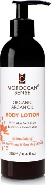 Moroccan Sense POMERANČ & YLANG YLANG TĚLOVÉ MLÉKO S ARGANOVÝM OLEJEM TESTER 250 ml