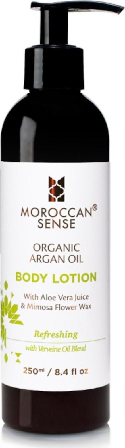 Moroccan Sense VERBENA TĚLOVÉ MLÉKO S ARGANOVÝM OLEJEM TESTER 250 ml