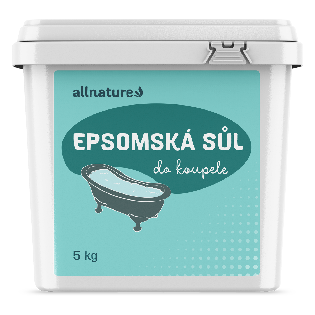 Allnature Epsomská sůl - 5 kg - detoxikuje a uvolňuje svaly Allnature