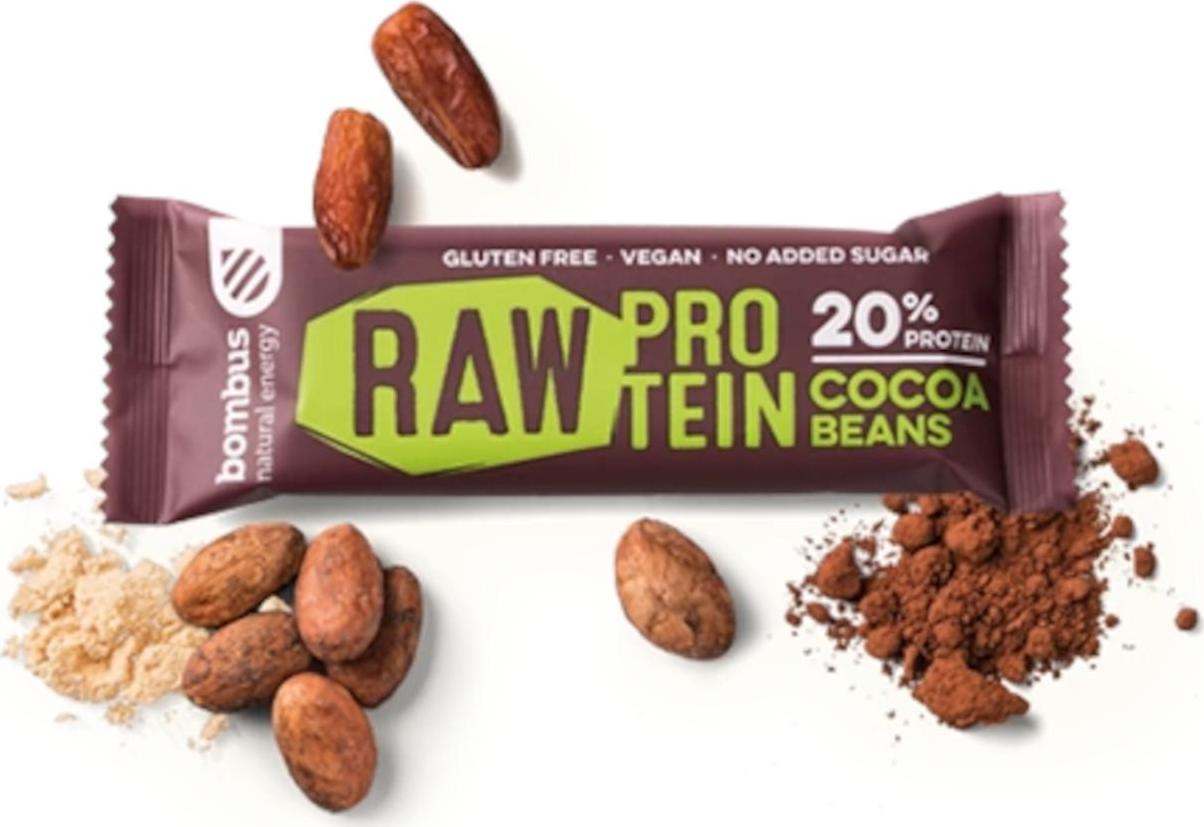 Bombus Raw protein-Cocoa beans 50 g