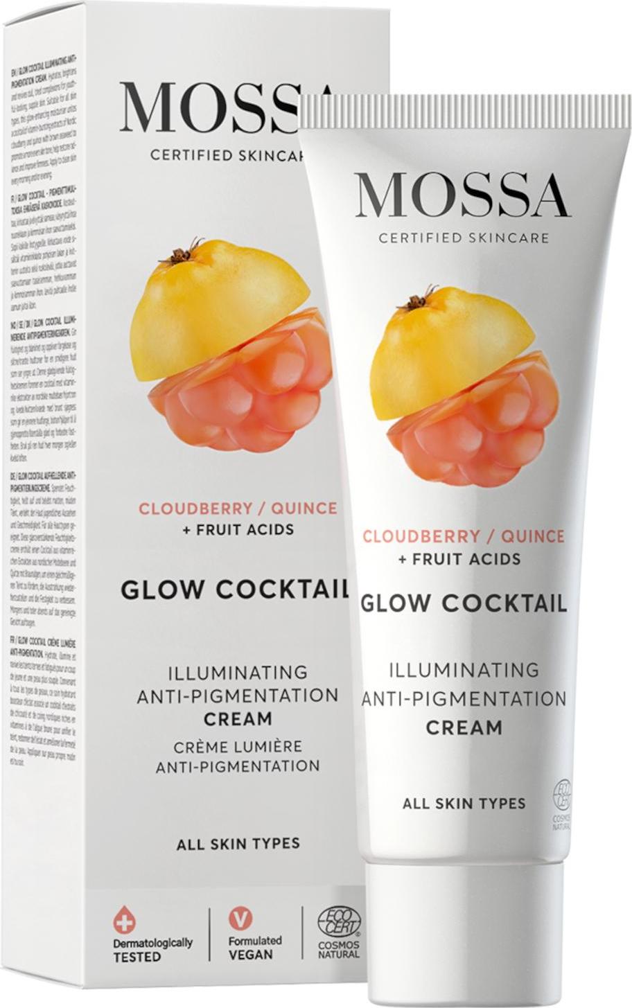 MOSSA GLOW COCKTAIL Rozjasňující krém proti pigmentaci 50 ml