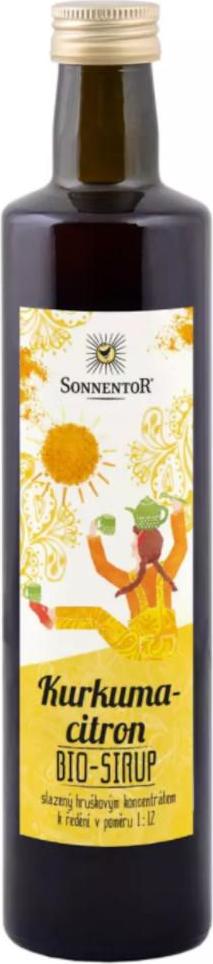 Sonnentor Kurkuma-citron sirup bio 0