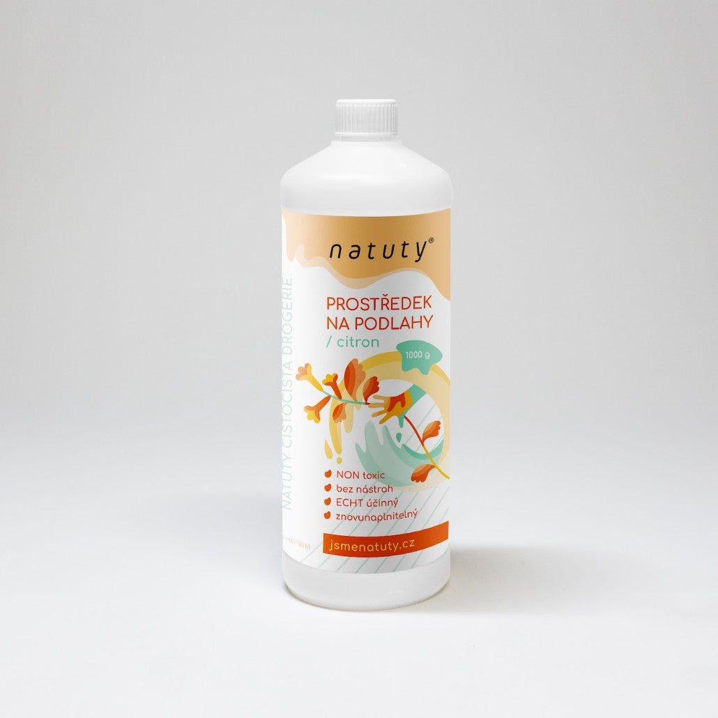 Natuty Prostředek na podlahy s vůní citronu (1 l) Natuty