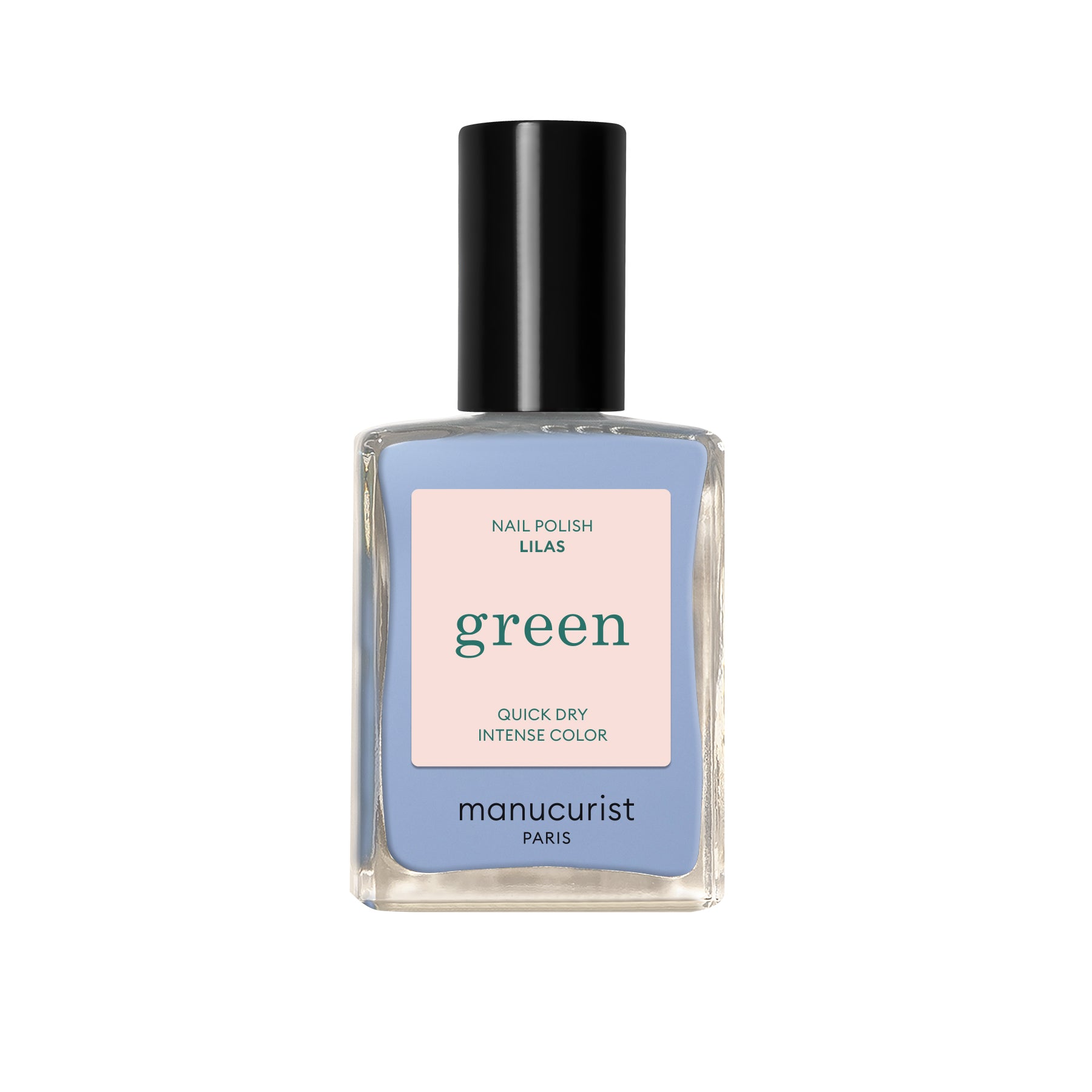 Manucurist Green lak na nehty - Lilas (15 ml) - pastelově modrý odstín Manucurist