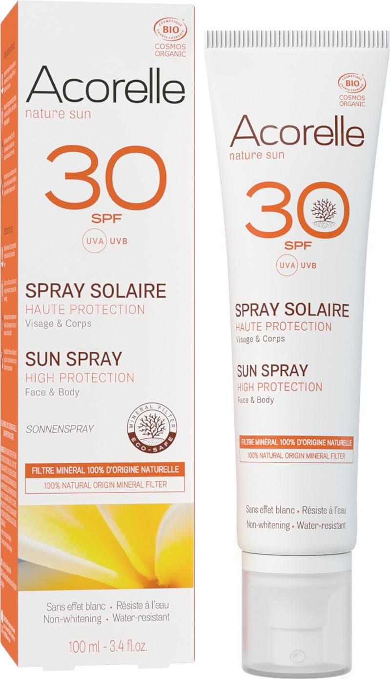 Acorelle Opalovací mléko SPF 30 ve spreji 100 ml