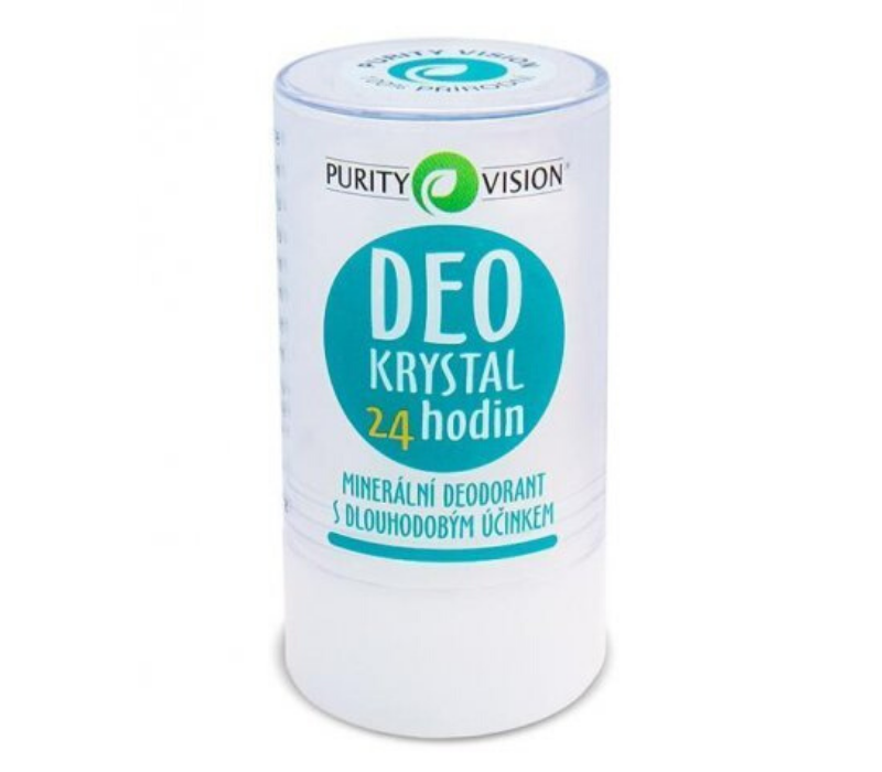 Purity Vision Deokrystal - 120 g - II. jakost - 100% přírodní deodorant Purity Vision