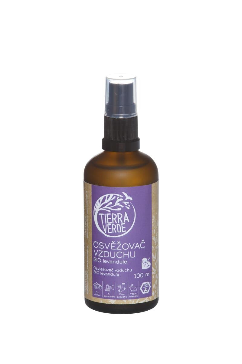 Tierra Verde Osvěžovač vzduchu - BIO levandule (100 ml) - II. jakost Tierra Verde