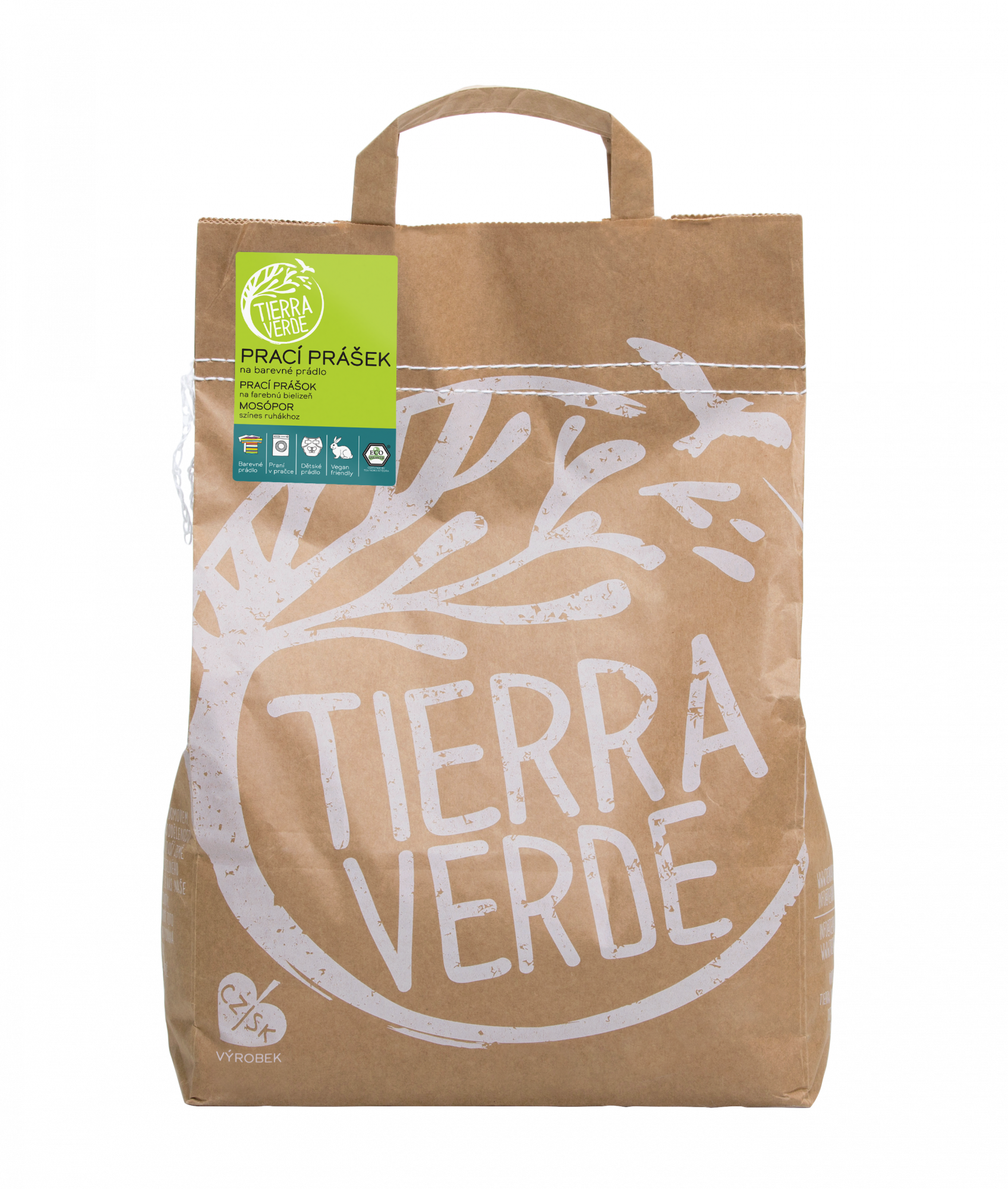 Tierra Verde Prací prášek na barevné prádlo - 5 kg - II. jakost Tierra Verde