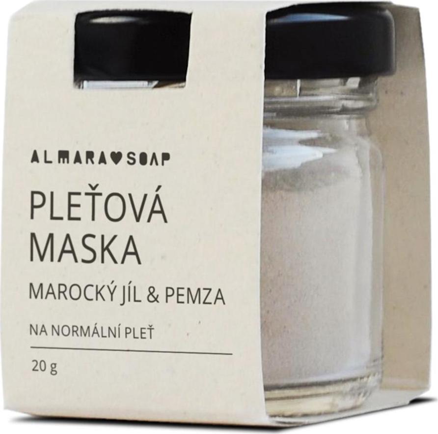 Almara Soap Pleťová maska Marocký jíl a pemza 25 g