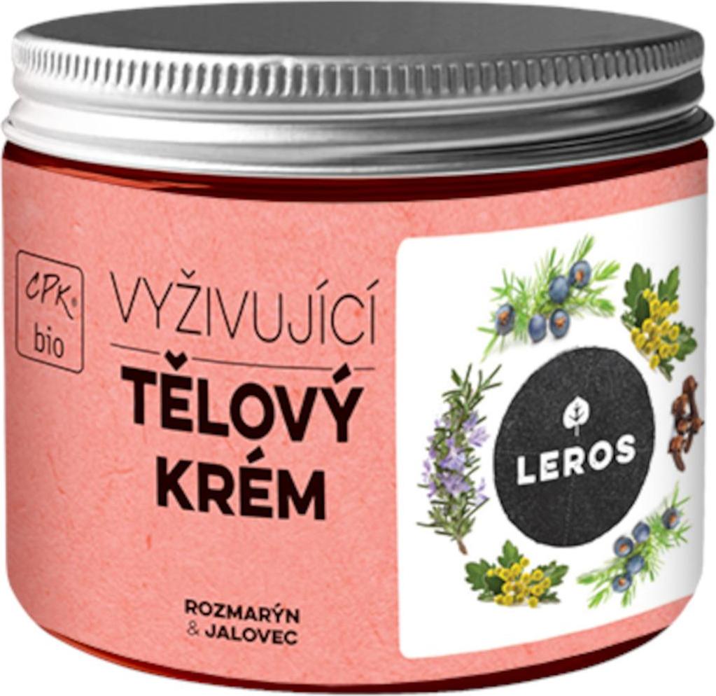 Leros Vyživující tělový krém rozmarýn & jalovec 200 ml