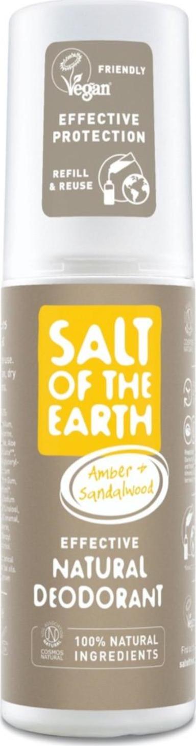 Salt of the Earth Pure Aura Přírodní deodorant sprej ambra a santalové dřevo 100 ml