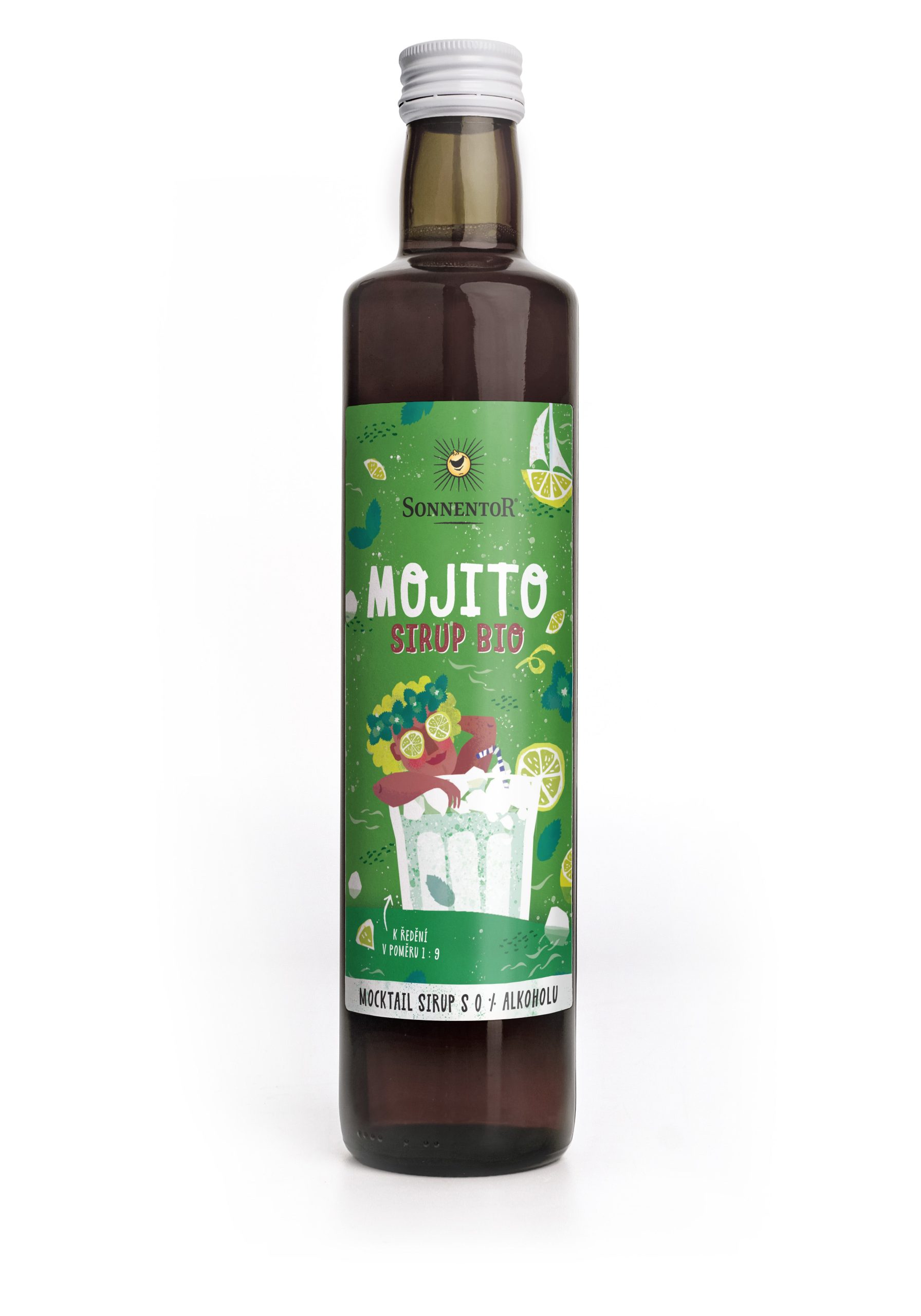 Sonnentor Sirup BIO - Mojito (500 ml) - bio limetka a máta Sonnentor