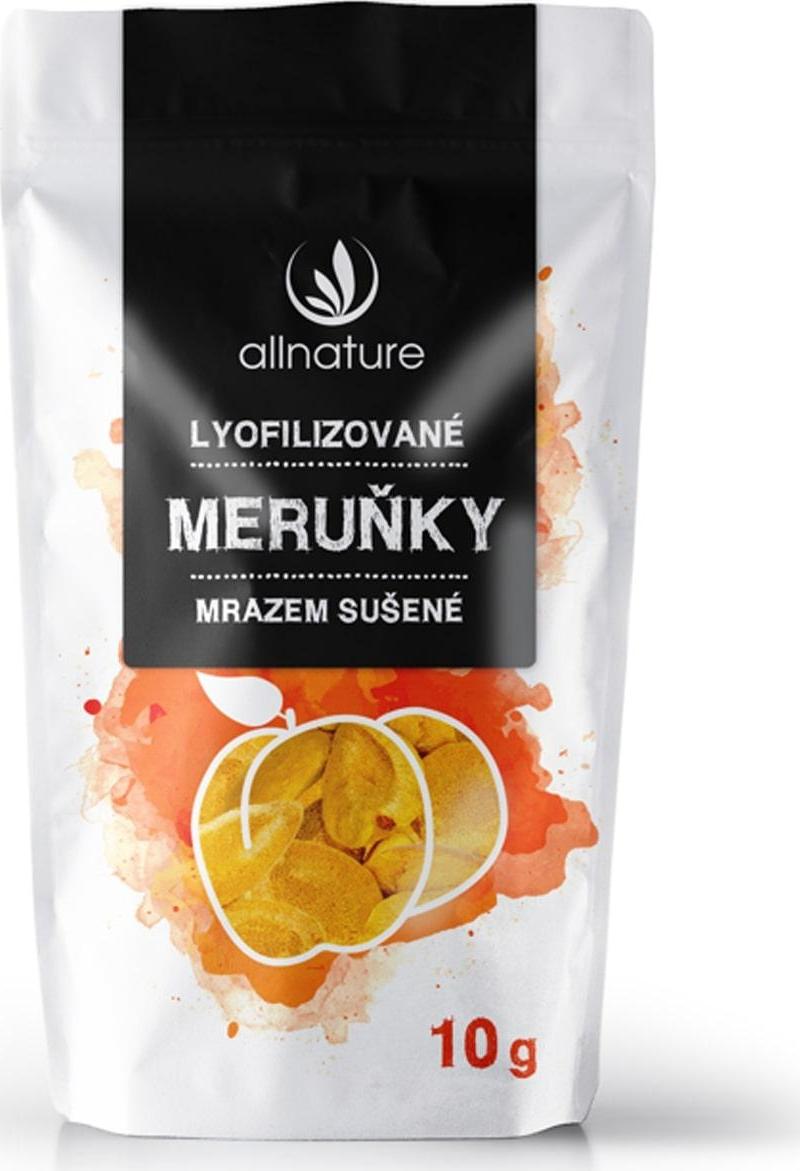 Allnature Meruňka sušená mrazem kousky 10 g