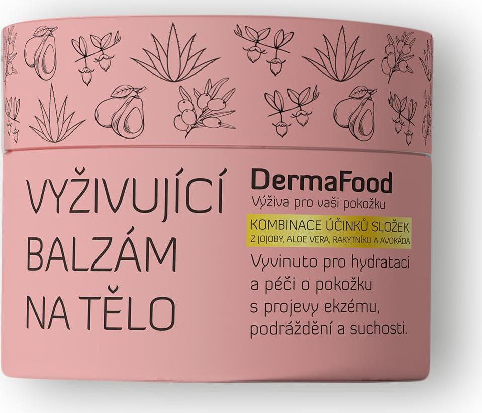 DermaFood Vyživující balzám na tělo MAXI - při ekzému a suché pokožce 140 g