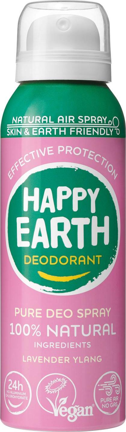 Happy Earth Deodorant air sprej Levandule & Ylang 100 ml