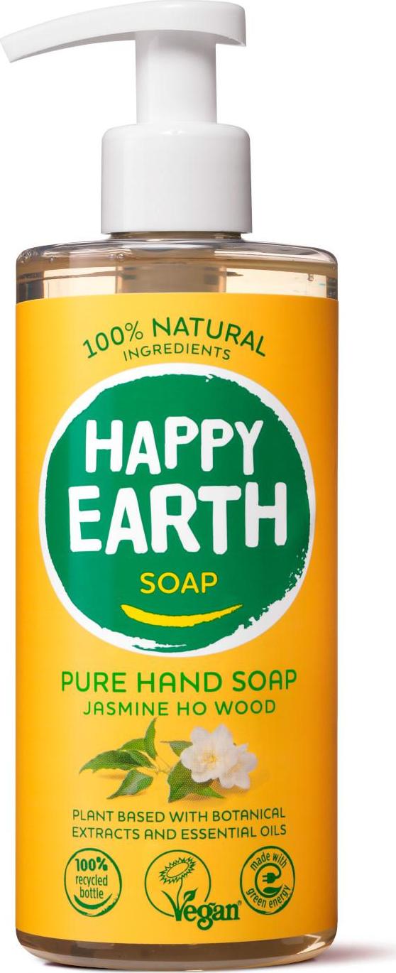 Happy Earth Tekuté mýdlo Jasmín & Kafr 300 ml