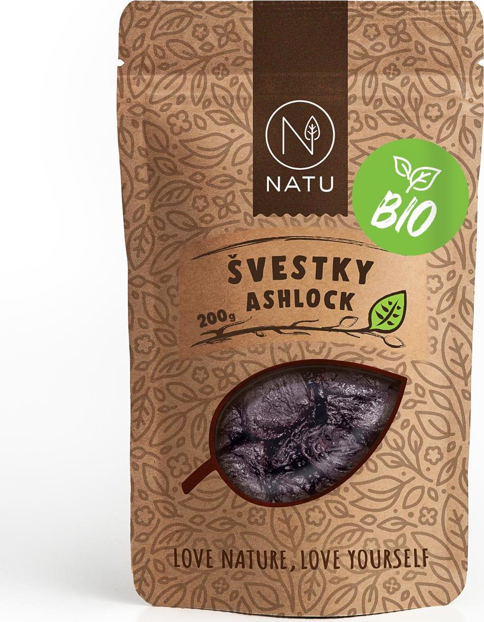 NATU Švestky Ashlock bez pecky BIO 200 g