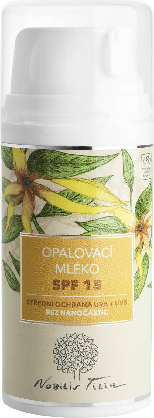 Nobilis Tilia Opalovací mléko SPF 15 100 ml