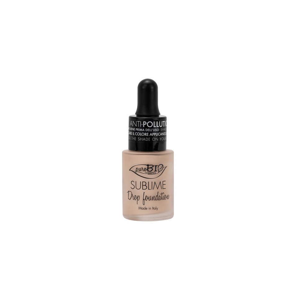 puroBIO cosmetics Tekutý make-up 01Y s SPF 10 19 g