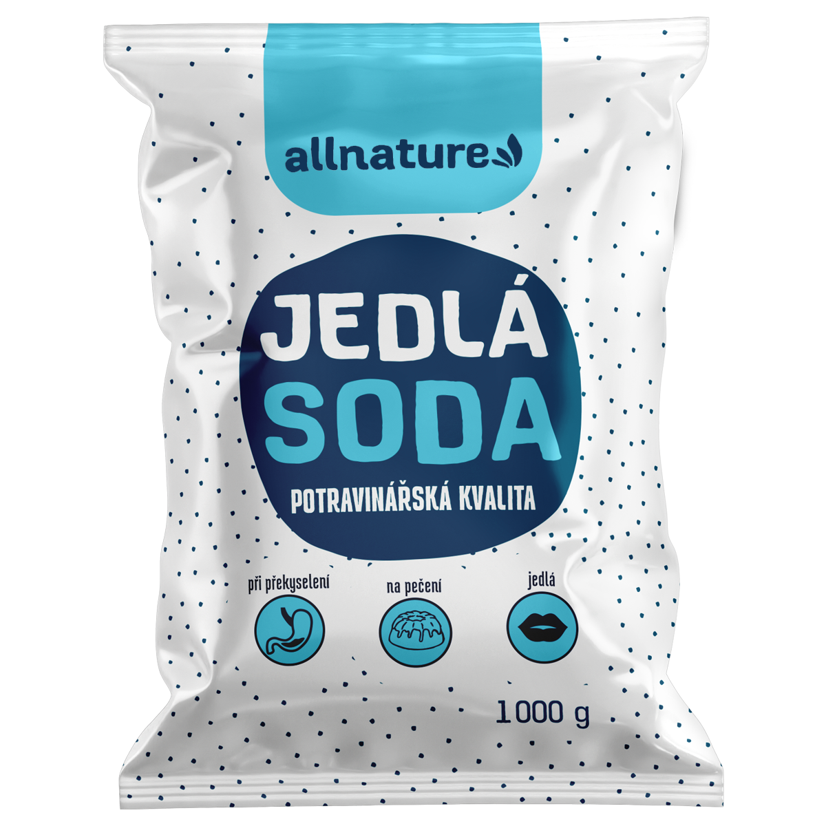 Allnature Jedlá soda - 1 kg - II. jakost - potravinářská kvalita Allnature