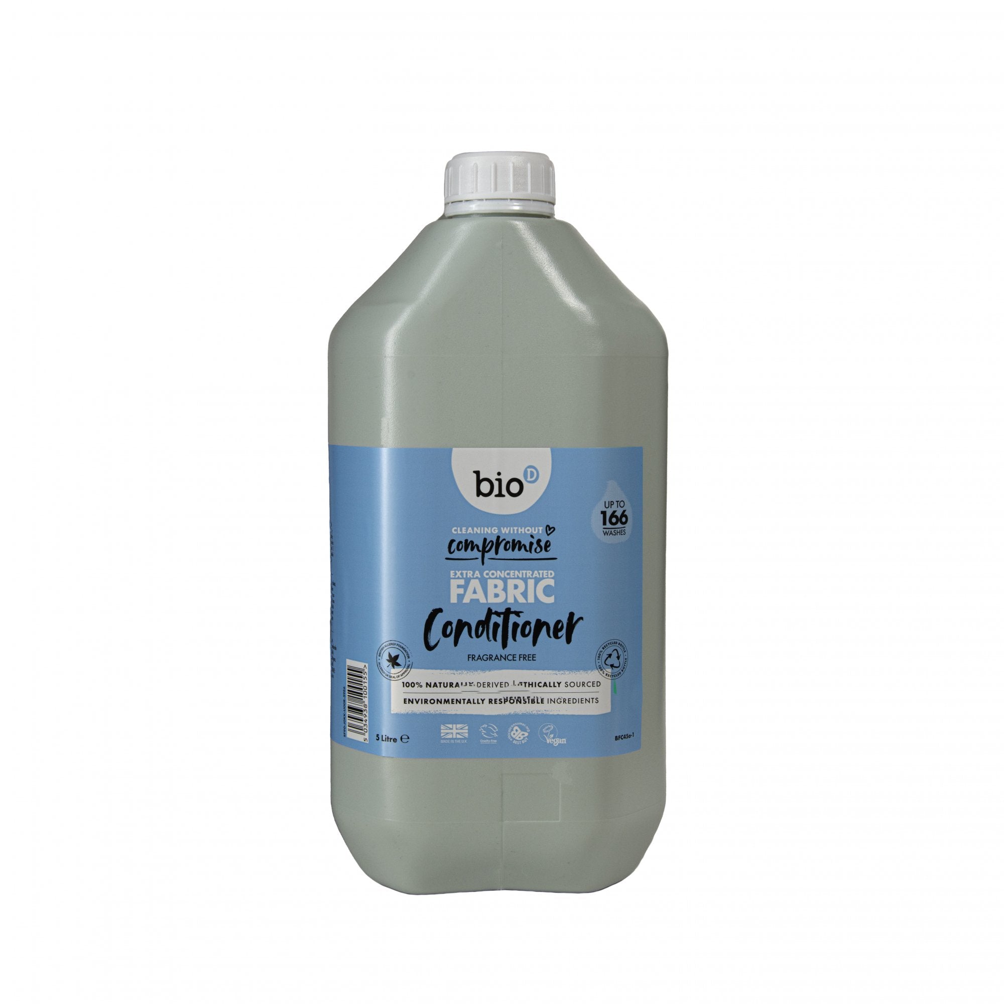 Bio-D Extra koncentrovaná aviváž bez vůně - 5 l Bio-D