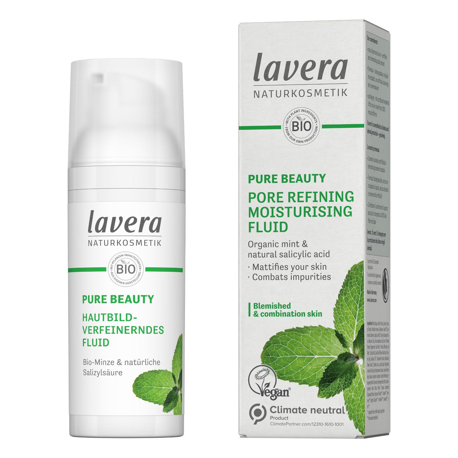 Lavera Pure Beauty Zjemňující hydratační fluid 50 ml