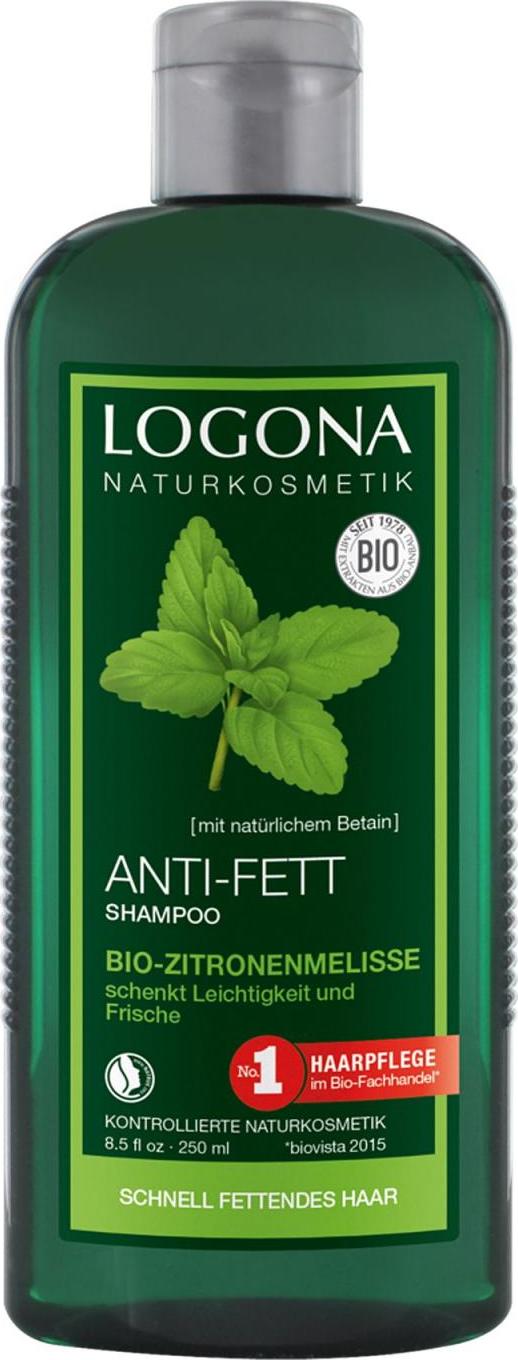 Logona Šampon pro mastné vlasy Citrónová Meduňka 250 ml