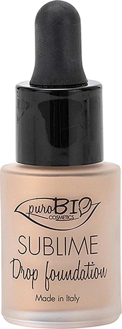 puroBIO cosmetics Tekutý make-up 02 s SPF 10 19 g