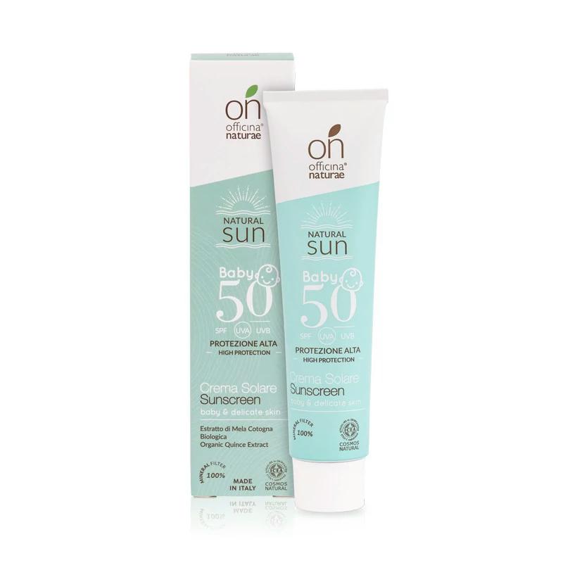 Officina Naturae Opalovací krém pro děti a citlivou pokožku SPF 50 (75 ml) - II. jakost - bez parfemace Officina Naturae