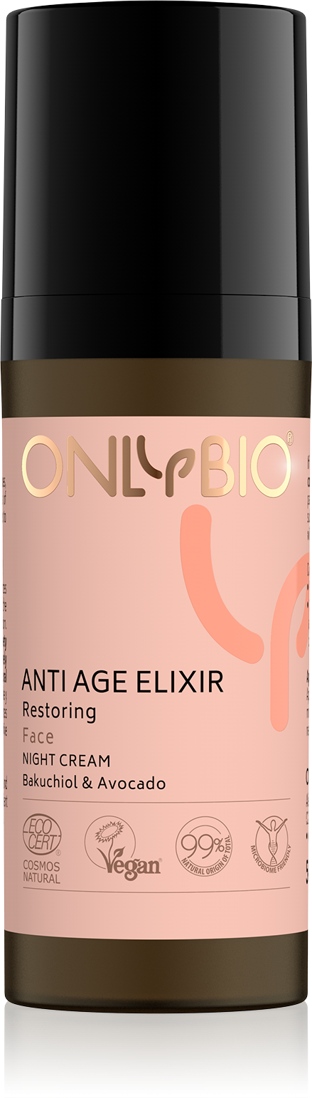 OnlyBio Obnovující noční pleťový krém Anti Age Elixir (50 ml) - II. jakost OnlyBio