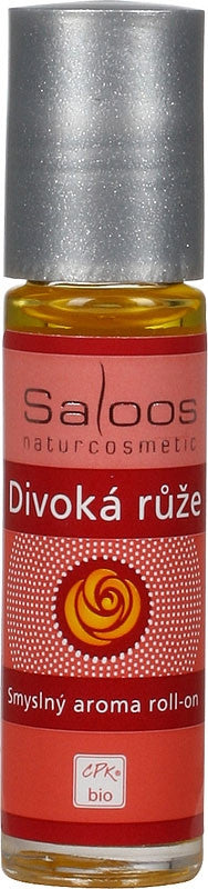 Saloos Aroma roll-on Divoká růže BIO (9 ml) - smyslná vůně 3 druhů růží Saloos