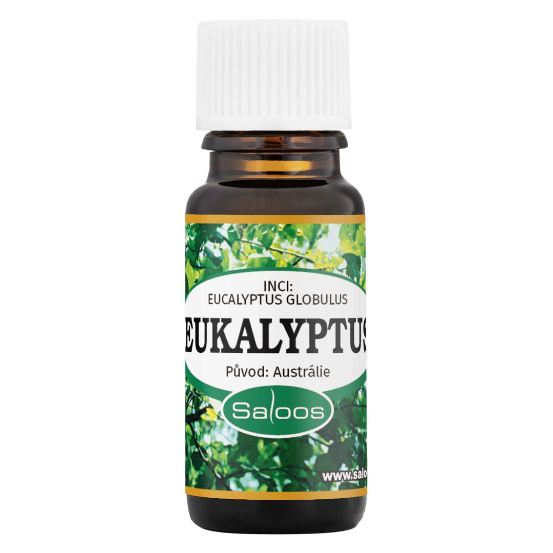 Saloos Esenciální olej Eukalyptus - Austrálie (10 ml) - pomocník při dýchacích obtížích Saloos