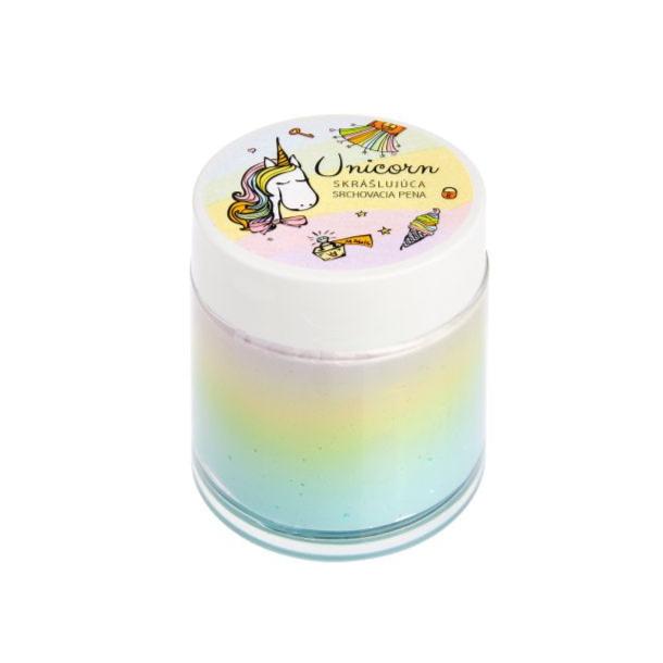 Soaphoria Přírodní sprchová pěna - Unicorn (120 ml) - sprchový gel i pěna do koupele s vůní duhy Soaphoria